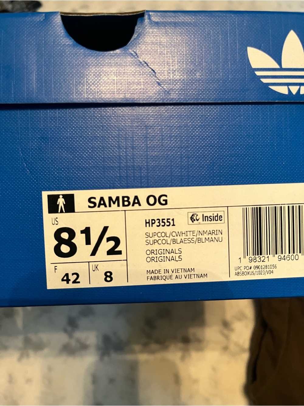 adidas Samba OG USA FIFA - Blue & White with stars - Picture 3 of 3